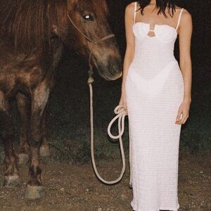 Montce white cut out dress